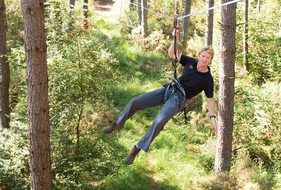King of the swingers: Go Ape’s Tristram Mayhew says the National Business Awards transformed his company, after achieving steering the business to success, Mr Mayhew had to learn how to delegate for further growth.